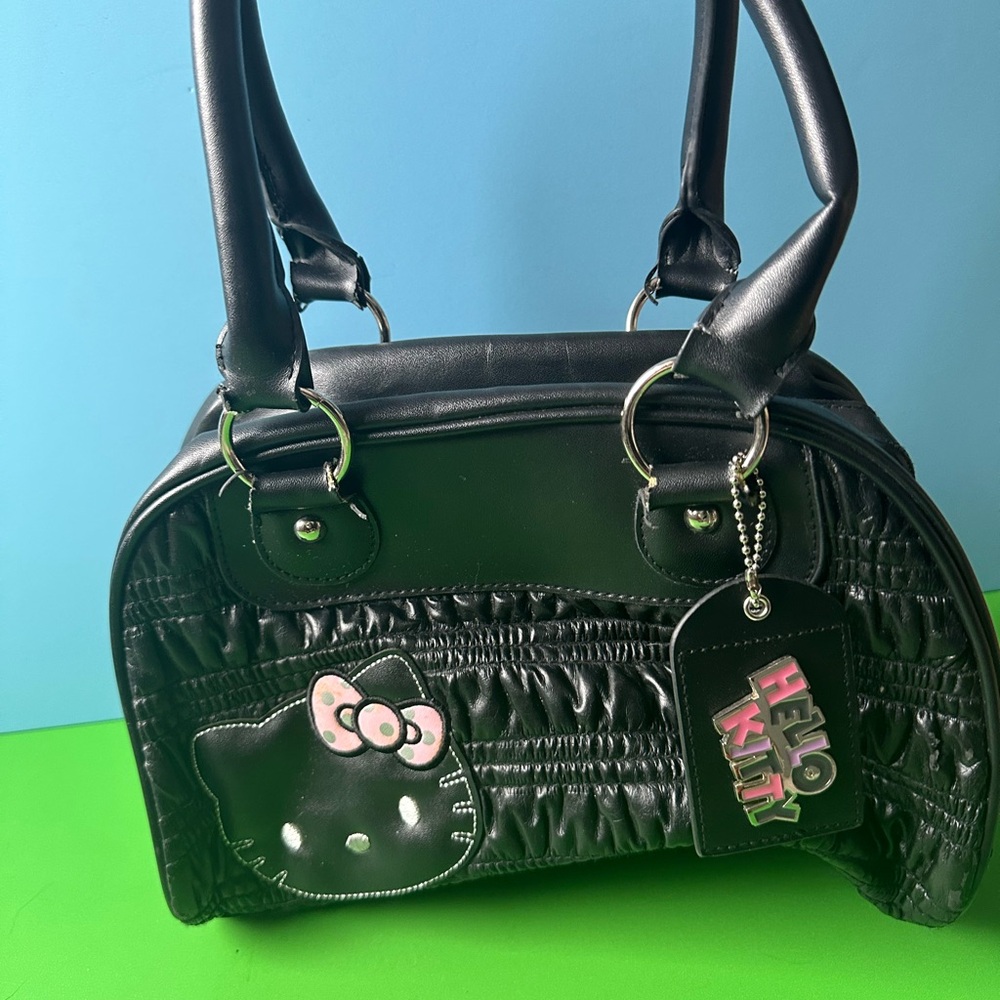 Hello Kitty Black Handbag Y2K - Picture 2 of 7